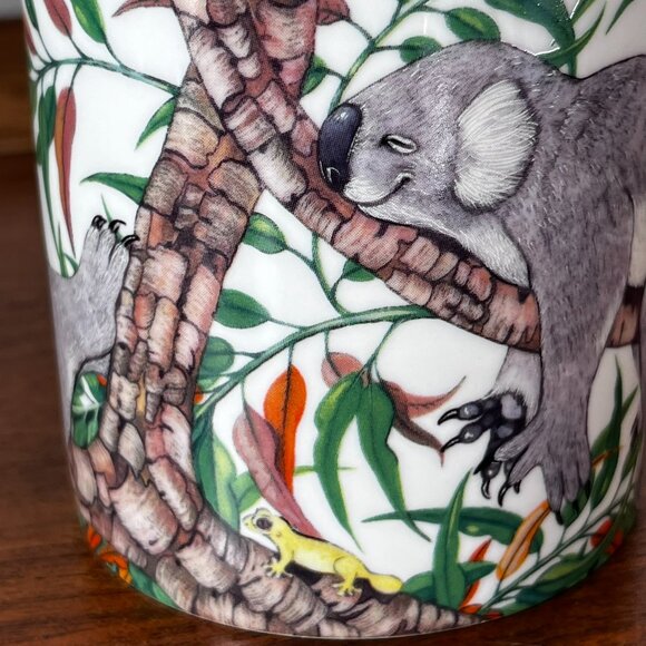 Australian Fine China Wildlife Koala Mug "Stuffed Again" Priscilla Parker Wright - Picture 7 of 10